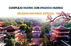 Complejo Huong Son o pagoda Huong, reliquia nacional especial de Vietnam