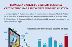 Economía digital de vietnam registra crecimiento más rápido en el sudeste asiático