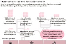 Situación de la base de datos personales de Vietnam
