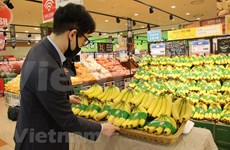(Televisión) Plátano vietnamita llega a cadena de supermercados sudcoreana Lotte