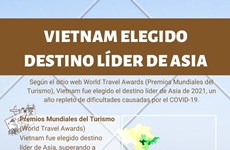 Vietnam elegido destino líder de Asia 