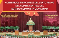 Contenidos prinicipales del VI pleno del Comité Central del PCV