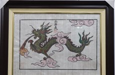 Exploran la imagen del dragón en las pinturas de Dong Ho