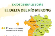 Datos generales sobre el Delta del río Mekong