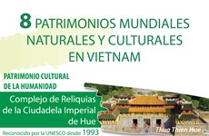 Ocho patrimonios mundiales naturales y culturales en Vietnam
