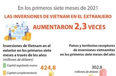 Aumentan inversiones vietnamitas en el extranjero en siete meses