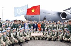 Exigen a los cascos azules de Vietnam empeñarse en promover imagen de país amante de paz