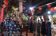 Valores de Festival Ky Yen del templo de Tan An lo afirman como reliquia cultural vietnamita 
