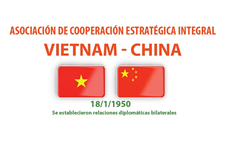 Intensifican asociación de cooperación estratégica integral Vietnam- China