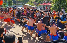Conservan ritual y juego de la soga en Vietnam