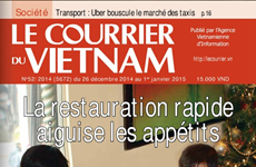 Informaciones en francés circulan en Le Courrier du Vietnam