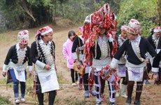 [Fotos] Ceremonia de boda de la etnia Dao Rojo en Vietnam