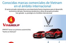[Info] Conocidas marcas comerciales de Vietnam en el ámbito internacional