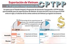 [Info] Exportación de Vietnam con 10 países integrantes del CPTPP