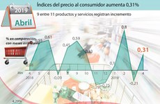 [Info] Índices del precio al consumidor del abril aumenta 0,31%