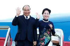 [Fotos] Primer ministro vietnamita llega a Oslo para iniciar una visita oficial a Noruega