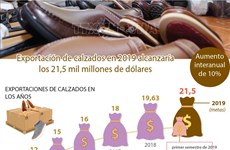 [Info] Exportación de calzados de 2019 alcanzaría los 21,5 mil millones de dólares