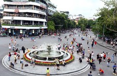 [Foto] Las calles peatonales en el casco antiguo de Hanoi en la Fiesta Nacional