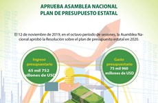 [Info] Aprueba Asamblea Nacional plan de presupuesto estatal
