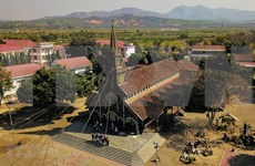 [Foto] Catedral Kon Tum con más de 100 años en Altiplanicie Occidental de Vietnam