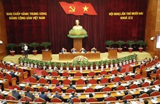 [Foto] Inauguran XII pleno del Comité Central del Partido Comunista de Vietnam