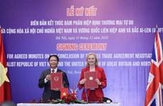 Entra en vigor TLC entre Vietnam y Reino Unido a partir del 31 de diciembre 