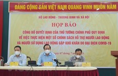 Gobierno vietnamita ofrece asistencia a trabajadores afectados por el COVID-19