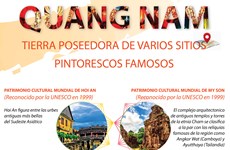 Provincia vietnamita de Quang Nam, tierra poseedora de varios sitios pintorescos famosos 