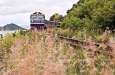 Viajan Vietnam por línea ferroviaria que conecta el Norte y el Sur