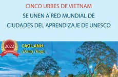 Cinco urbes de Vietnam se unen a Red Mundial de Ciudades del Aprendizaje de UNESCO