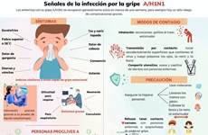 Señales de la infección por la gripe  A/H1N1
