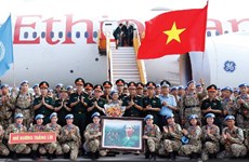 Segundo equipo de ingenieros de Vietnam llega a Abyei en su misión de paz