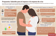Propuesta: Subsidio para el esposo si la esposa da a luz 