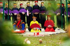 Único Festival Nang Hai de la minoría étnica Tay en el norte de Vietnam