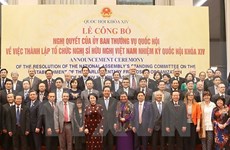 Establecen Organización Parlamentaria de Amistad del Parlamento vietnamita