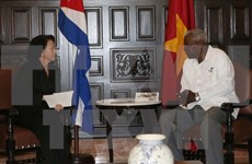 Presidenta parlamentaria de Vietnam continúa agenda en La Habana