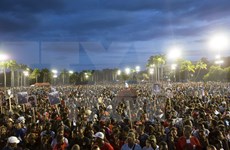 En Santiago de Cuba acto en memoria de Fidel Castro 