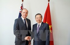 Fuerzas de seguridad pública de Vietnam fortalecen vínculos con Australia