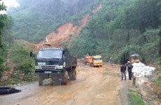 Vicepresidenta visita zonas de Quang Nam afectadas por inundaciones 