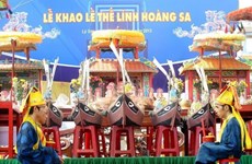 Celebran ritual dedicado a flotilla de Hoang Sa