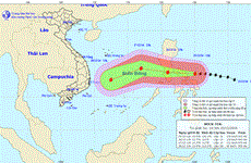 Vietnam se prepara ante la amenaza del tifón Nock-Ten