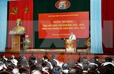 Academia Política Nacional Ho Chi Minh por mejorar la calidad de enseñanza
