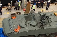 Singapur rechaza detención por Hong Kong de sus vehículos blindados 