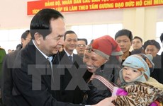 Presidente vietnamita pide prestar atención a hogares pobres en ocasión de Tet