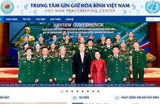 Centro de Mantenimiento de Paz de Vietnam lanza sitio web oficial