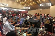 Arranca Festival anual de donación voluntaria de sangre en Hanoi