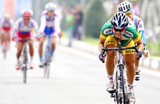 Ciclistas vietnamitas compiten en Campeonato Asiático 2017