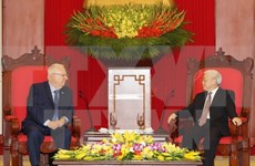 Líder partidista de Vietnam destaca cooperación con Israel 
