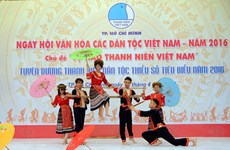 En Ciudad Ho Chi Minh Día cultural de etnias vietnamitas