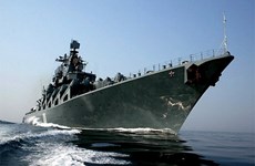 Dos buques de Armada rusa visitan Filipinas 